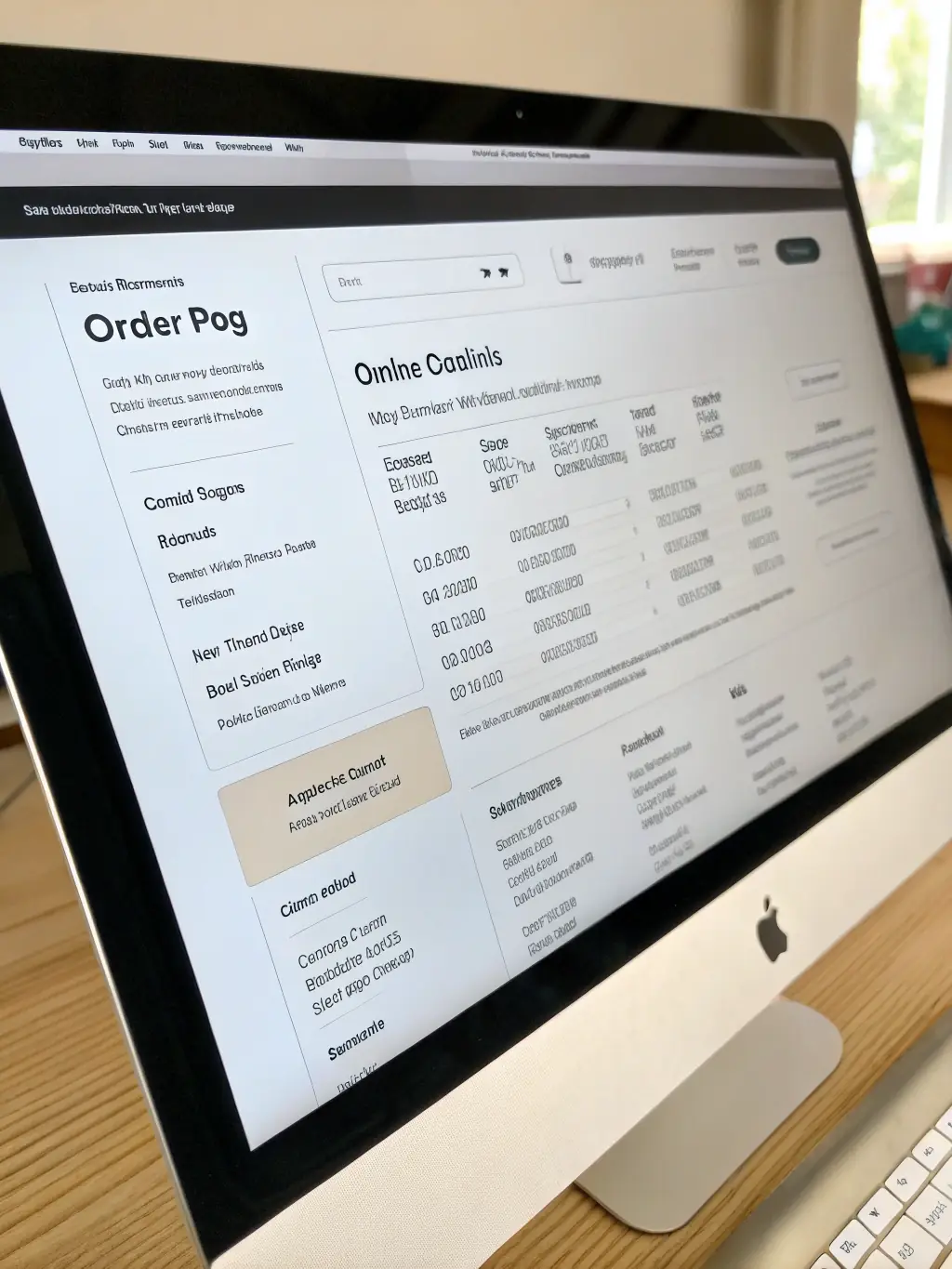 An image of a sophisticated order management system dashboard, displaying order status, shipping information, and customer details, used by Sheares Logistics Assets LLC.